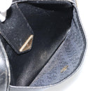 SAINT LAURENT Shoulder Bag Leather Black Gold Auth 177530-22
