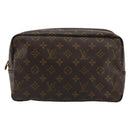 LOUIS VUITTON Monogram Trousse Toilette 28 Clutch Bag M47522 LV Auth 177539-13