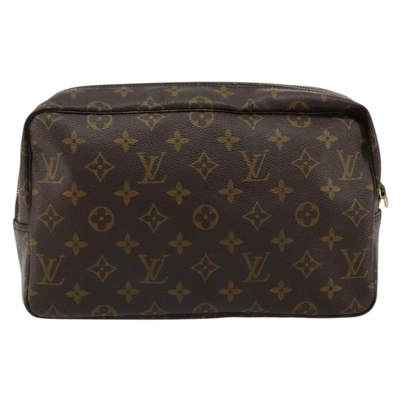LOUIS VUITTON Monogram Trousse Toilette 28 Clutch Bag M47522 LV Auth 177539