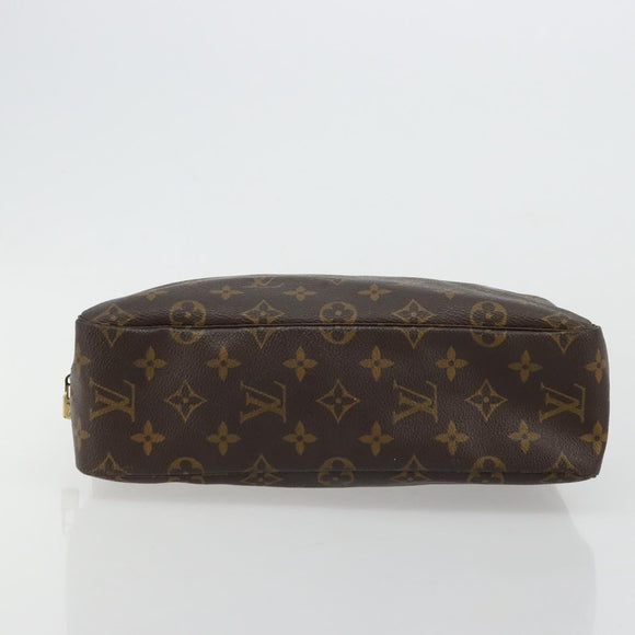 LOUIS VUITTON Monogram Trousse Toilette 28 Clutch Bag M47522 LV Auth 177539