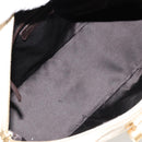 SAINT LAURENT Muse Toe Hand Bag Patent leather Ivory Gold 156464 Auth 177545-20