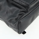 GUCCI Bamboo Backpack Leather Black Gold 003 1705 0030 Auth 177547A-13