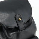 GUCCI Bamboo Backpack Leather Black Gold 003 1705 0030 Auth 177547A-17