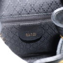 GUCCI Bamboo Backpack Leather Black Gold 003 1705 0030 Auth 177547A-18