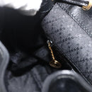 GUCCI Bamboo Backpack Leather Black Gold 003 1705 0030 Auth 177547A-22