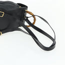 GUCCI Bamboo Backpack Leather Black Gold 003 1705 0030 Auth 177547A-9