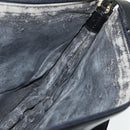 LOEWE Anagram Shoulder Bag Leather Black Gold Auth 177548-18