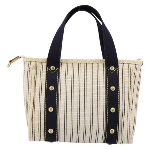 LOUIS VUITTON Antigua Cabas PM Hand Bag Beige M40134 LV Auth 177549