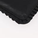 Miu Miu Shoulder Bag Leather Black Auth 177550-15