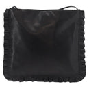 Miu Miu Shoulder Bag Leather Black Auth 177550-13