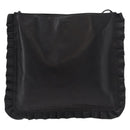 Miu Miu Shoulder Bag Leather Black Auth 177550-2