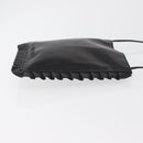 Miu Miu Shoulder Bag Leather Black Auth 177550-3