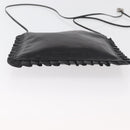 Miu Miu Shoulder Bag Leather Black Auth 177550-5