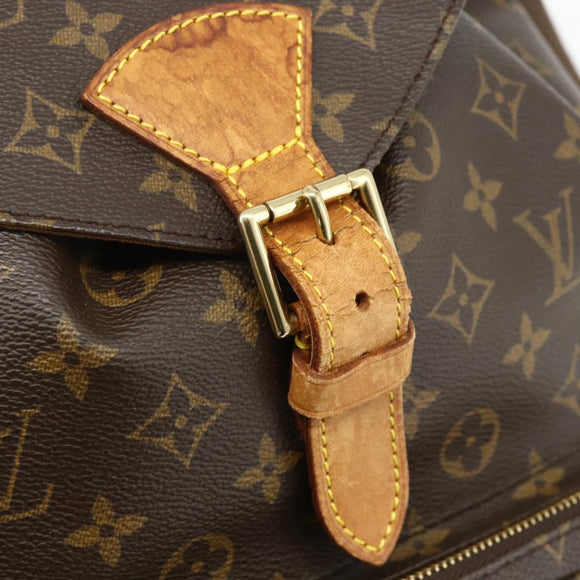 LOUIS VUITTON Monogram Montsouris GM Backpack M51135 LV Auth 177554