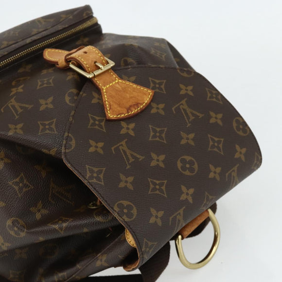 LOUIS VUITTON Monogram Montsouris GM Backpack M51135 LV Auth 177554