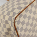 LOUIS VUITTON Damier Azur Saleya MM Tote Bag N51185 LV Auth 177559-14
