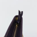 BVLGARI Logo Mania Tote Bag Canvas Beige Gold purple Auth 177564A-9
