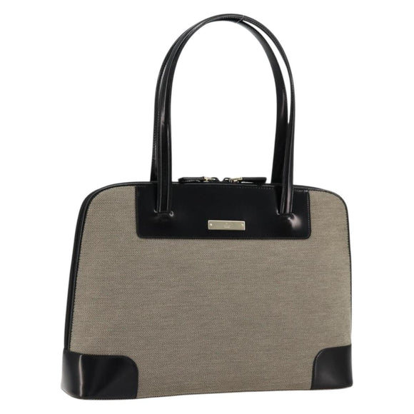 GUCCI Tote Bag Canvas Leather Beige Gold 002 1122 3444 Auth 177565