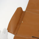 CELINE Macadam Canvas Clutch Bag PVC Leather Brown Gold Auth 177570-21