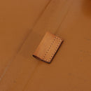 CELINE Macadam Canvas Clutch Bag PVC Leather Brown Gold Auth 177570-22