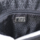 Gianni Versace Hand Bag Leather 2way Black Silver Auth 177571-17