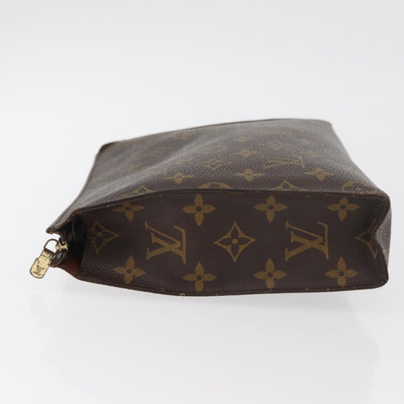 LOUIS VUITTON Monogram Poche Toilette 26 Pouch M47542 LV Auth 177591