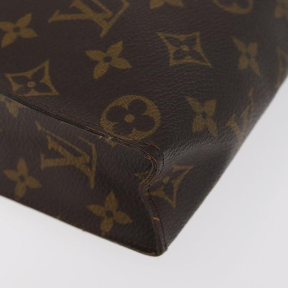 LOUIS VUITTON Monogram Poche Toilette 26 Pouch M47542 LV Auth 177591