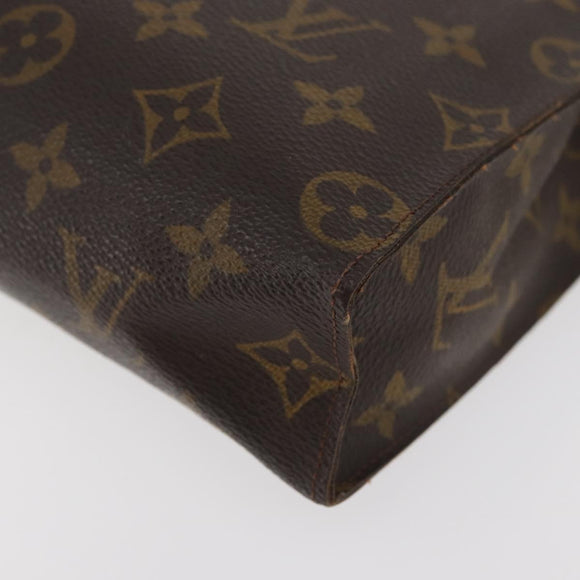 LOUIS VUITTON Monogram Poche Toilette 26 Pouch M47542 LV Auth 177591