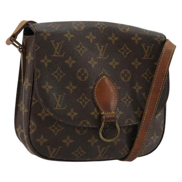 LOUIS VUITTON Monogram Saint Cloud GM Shoulder Bag M51242 LV Auth 177593