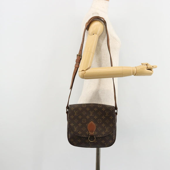 LOUIS VUITTON Monogram Saint Cloud GM Shoulder Bag M51242 LV Auth 177593