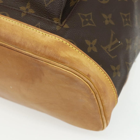 LOUIS VUITTON Monogram Montsouris GM Backpack M51135 LV Auth 177595