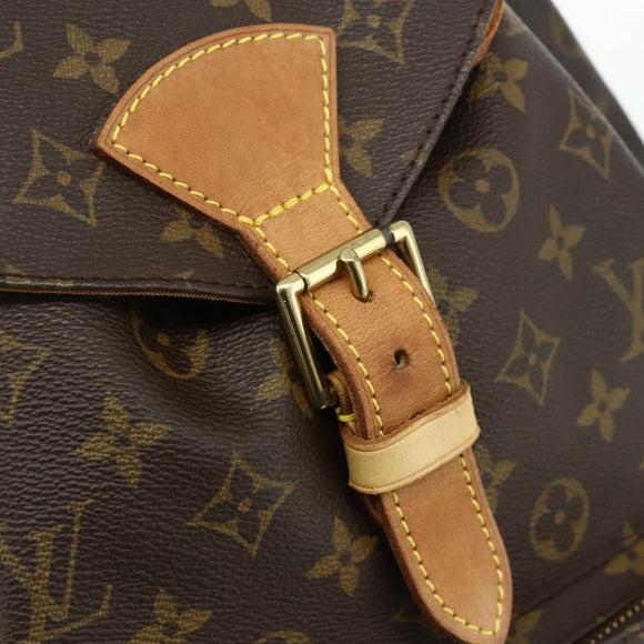 LOUIS VUITTON Monogram Montsouris GM Backpack M51135 LV Auth 177595