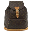 LOUIS VUITTON Monogram Montsouris GM Backpack M51135 LV Auth 177595-13