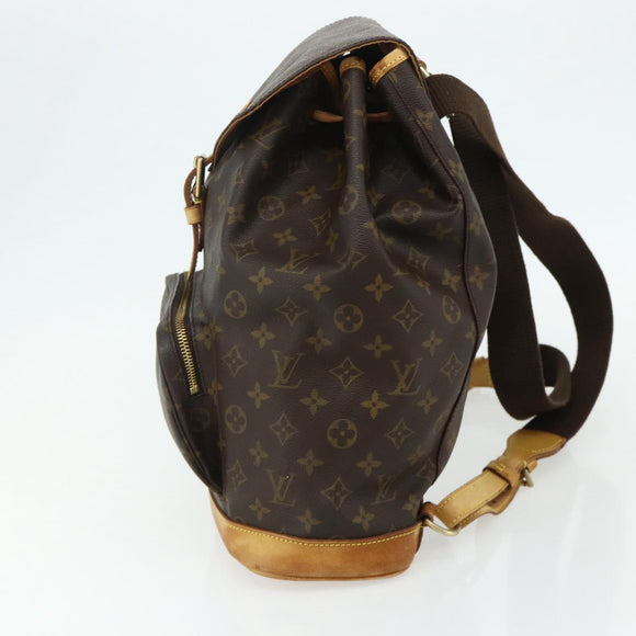 LOUIS VUITTON Monogram Montsouris GM Backpack M51135 LV Auth 177595