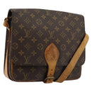 LOUIS VUITTON Monogram Cartouchiere GM Shoulder Bag M51252 LV Auth 177596-1