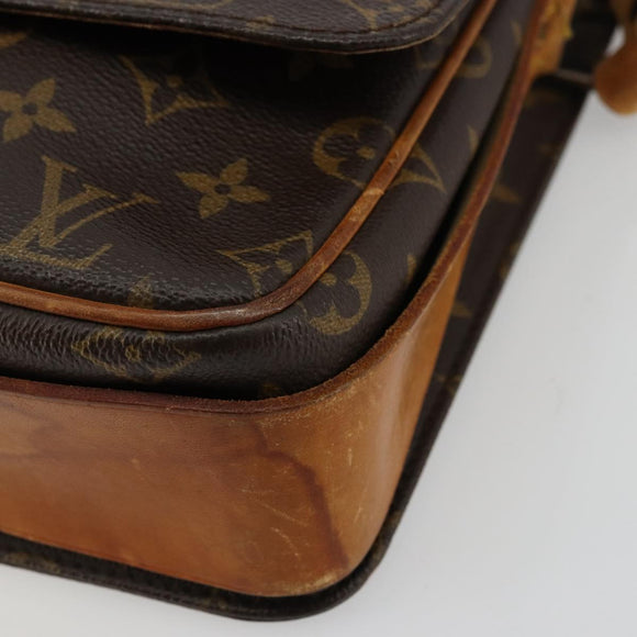 LOUIS VUITTON Monogram Cartouchiere GM Shoulder Bag M51252 LV Auth 177596