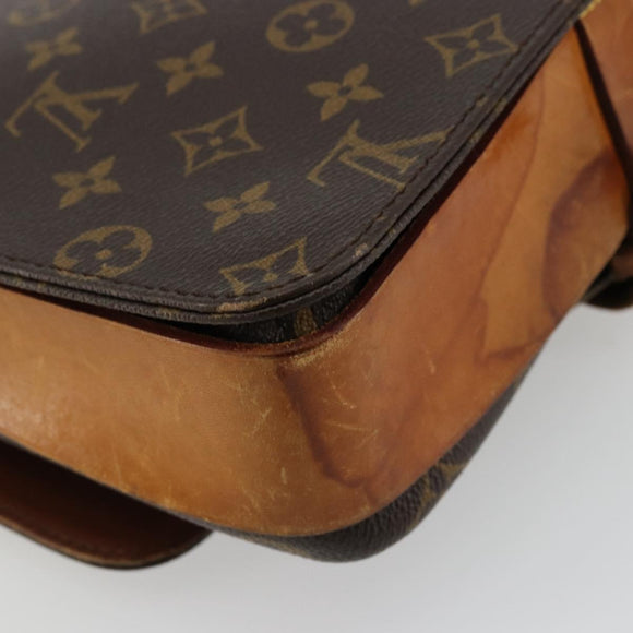 LOUIS VUITTON Monogram Cartouchiere GM Shoulder Bag M51252 LV Auth 177596