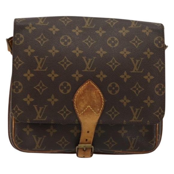 LOUIS VUITTON Monogram Cartouchiere GM Shoulder Bag M51252 LV Auth 177596
