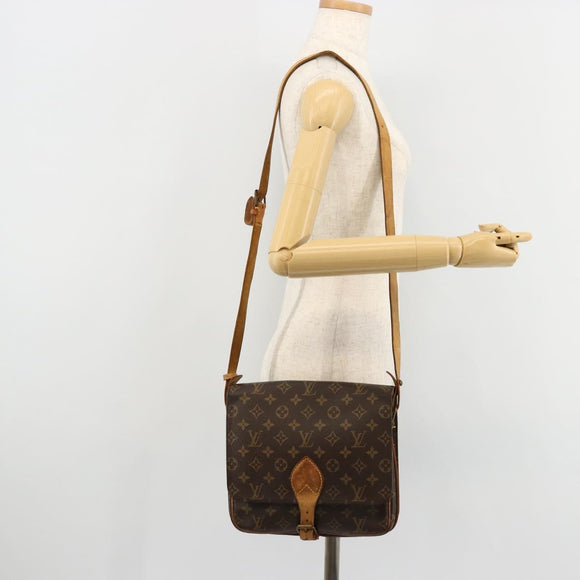 LOUIS VUITTON Monogram Cartouchiere GM Shoulder Bag M51252 LV Auth 177596