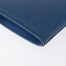 LOUIS VUITTON Epi Jena Clutch Bag Blue M52715 LV Auth 177598-15