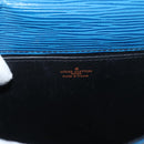 LOUIS VUITTON Epi Jena Clutch Bag Blue M52715 LV Auth 177598-18