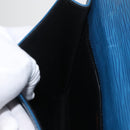 LOUIS VUITTON Epi Jena Clutch Bag Blue M52715 LV Auth 177598-20