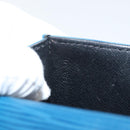 LOUIS VUITTON Epi Jena Clutch Bag Blue M52715 LV Auth 177598-12