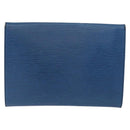 LOUIS VUITTON Epi Jena Clutch Bag Blue M52715 LV Auth 177598-2