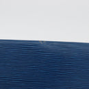 LOUIS VUITTON Epi Jena Clutch Bag Blue M52715 LV Auth 177598-3