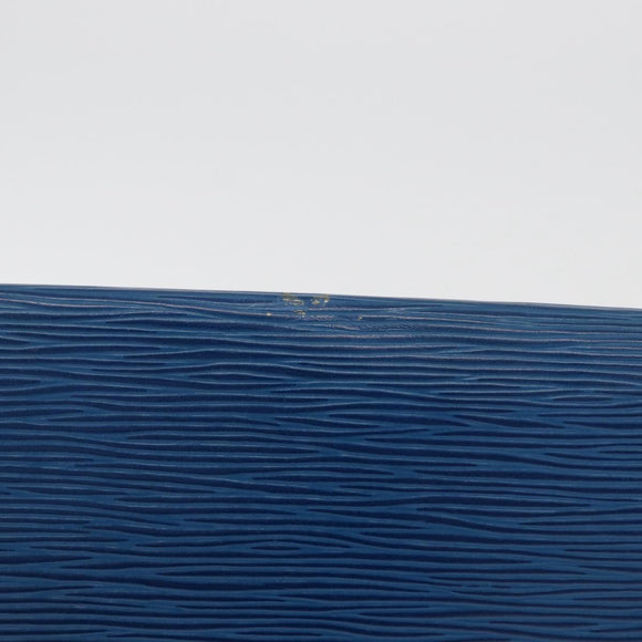 LOUIS VUITTON Epi Jena Clutch Bag Blue M52715 LV Auth 177598