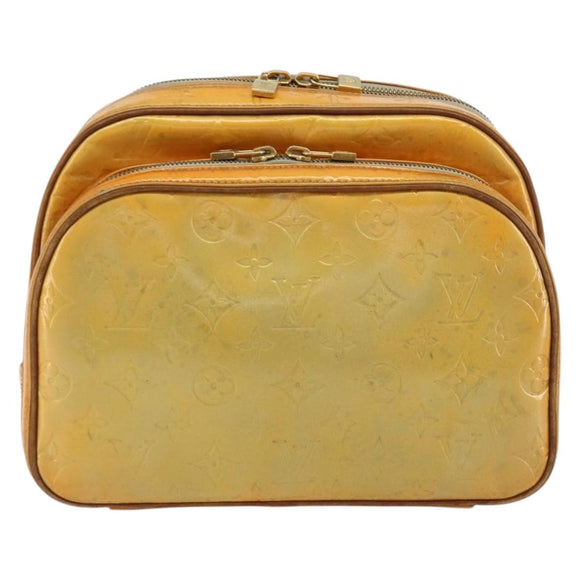 LOUIS VUITTON Monogram Vernis Marley Backpack Gris M91038 LV Auth 177599