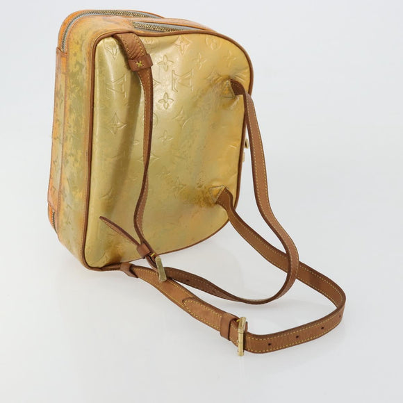 LOUIS VUITTON Monogram Vernis Marley Backpack Gris M91038 LV Auth 177599