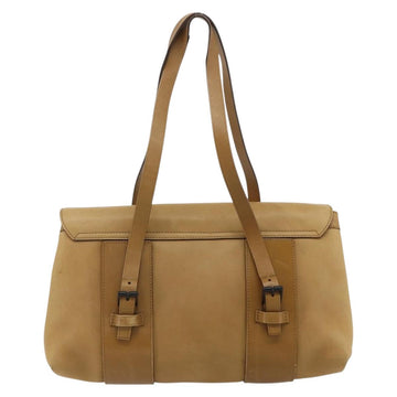 GUCCI Hand Bag Leather Beige 101287 Auth 177601 - 0