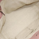 GUCCI Swing Tote Bag Leather Pink Gold 354408 Auth 177603-10